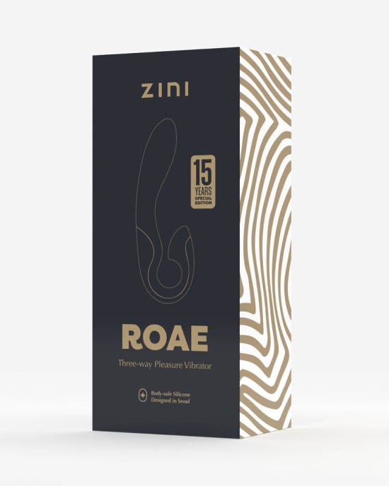 Zini Roae Special Edition Vibrator - Black/Gold