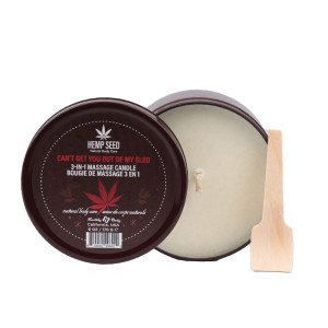 Hemp Seed 3-In-1 Massage Candle - Can't Get You Out Of My Sled - 170g