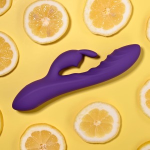 Evolved Wavy Rabbit Vibrator - Purple