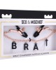 Sex & Mischief Brat Charmed Nipple Clamps - Rose Gold