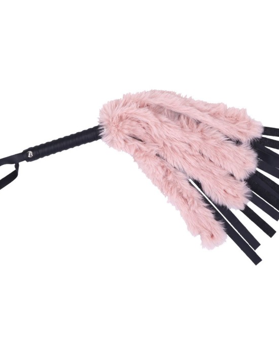 Sex & Mischief Brat Pink Faux Fur Flogger