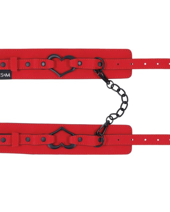 Sex & Mischief Amor Handcuffs - Red