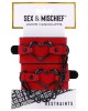 Sex & Mischief Amor Handcuffs - Red