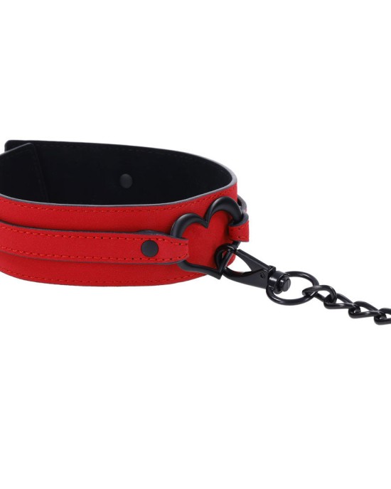 Sex & Mischief Amor Collar and Leash - Red