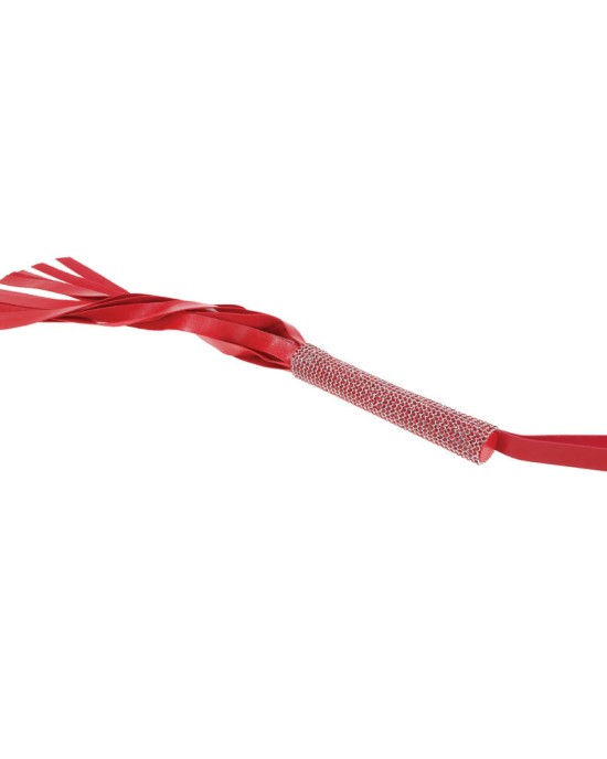 Sex & Mischief Amor Sparkle Flogger - Red