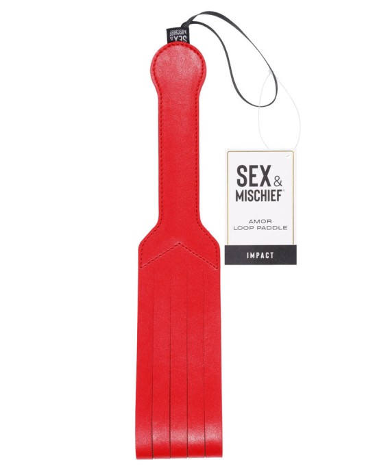 Sex & Mischief Amor Loop Paddle - Red