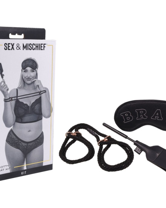 Sex & Mischief Knotty Brat Kit - 3 Piece Set