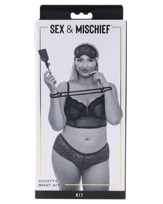 Sex & Mischief Knotty Brat Kit - 3 Piece Set