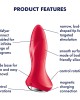 Satisfyer Rotator Plug 1 - Rimming Butt Plug With App Control - Red