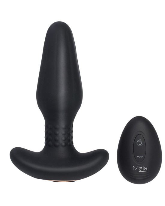 Maia Devin - Vibrating Butt Plug - Black