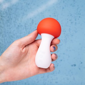 Maia Shroomie - Mushroom Shaped Vibrator -Red/White