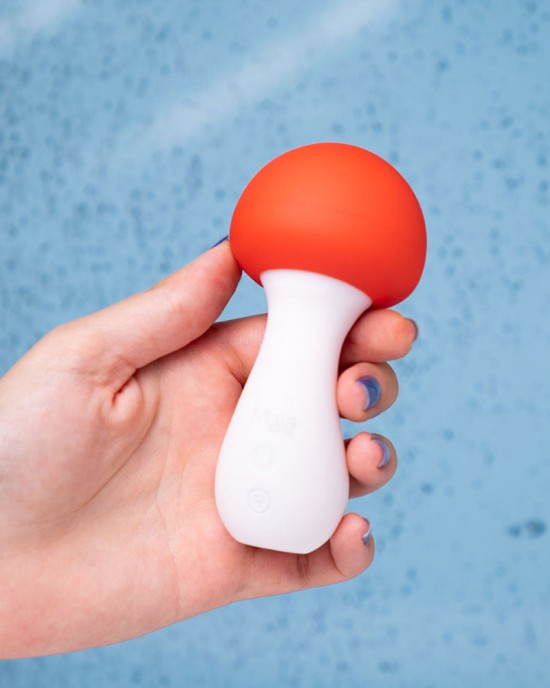 Maia Shroomie - Mushroom Shaped Vibrator -Red/White