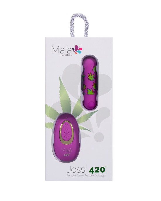 Maia Jessie 420 Bullet with Wireless Remote - Purple