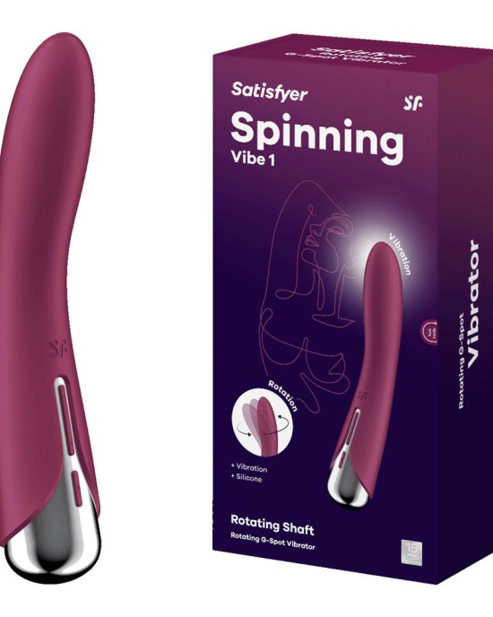 Satisfyer Spinning Vibe 1 - Rotating Vibrator - Red