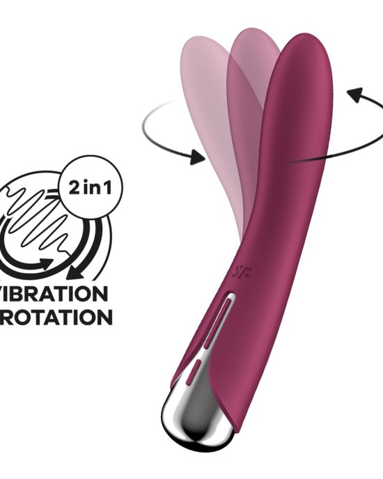 Satisfyer Spinning Vibe 1 - Rotating Vibrator - Red