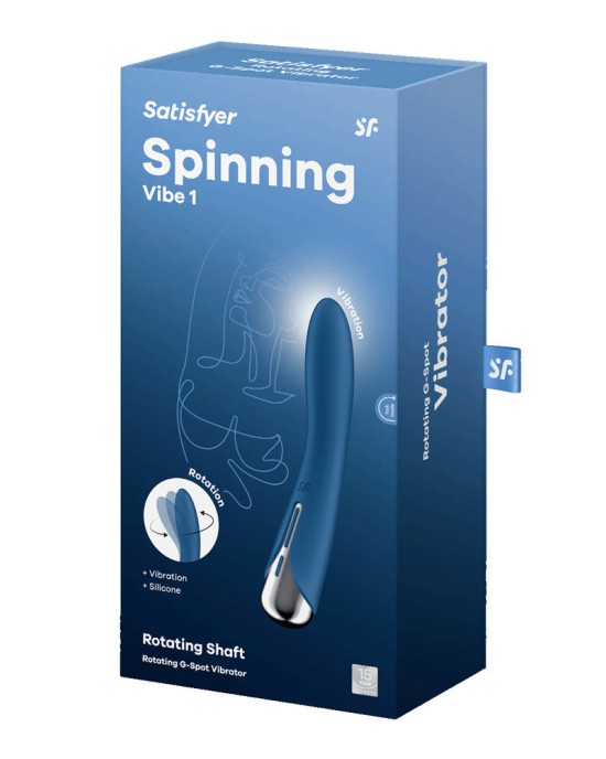 Satisfyer Spinning Vibe 1 - Rotating Vibrator - Blue