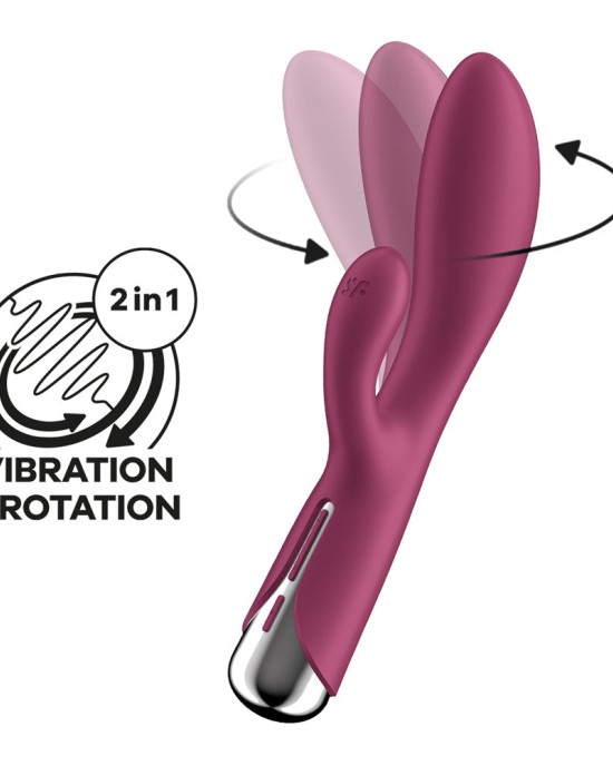 Satisfyer Spinning Rabbit 1 - Rotating Vibrator - Red