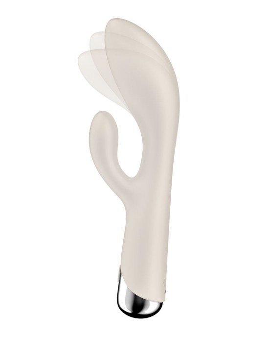 Satisfyer Spinning Rabbit 1 - Rotating Vibrator - Beige