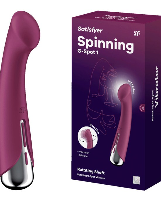 Satisfyer Spinning G-Spot 1 - Rotating Vibrator - Red