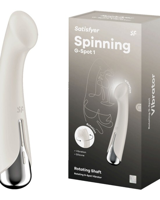 Satisfyer Spinning G-Spot 1 - Rotating Vibrator - Beige