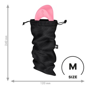 Satisfyer Treasure Toy Storage Bag - Medium - Black