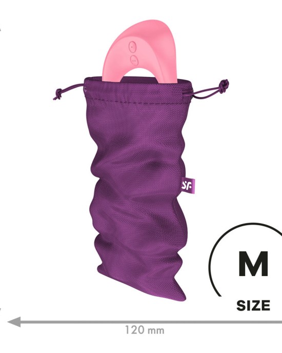 Satisfyer Treasure Toy Storage Bag - Medium - Violet