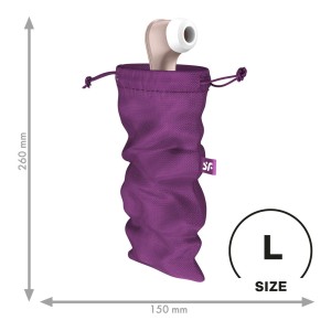 Satisfyer Treasure Toy Storage Bag - Large - Violet