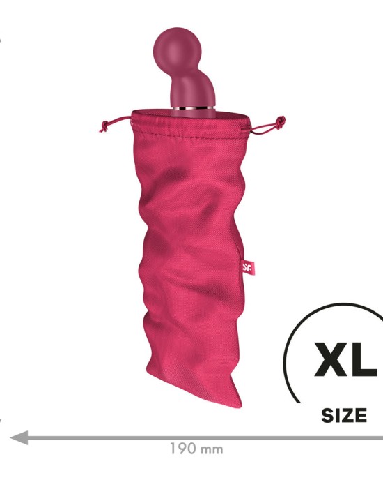 Satisfyer Treasure Toy Storage Bag - XLarge - Pink