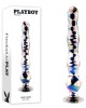 Playboy Pleasure Jewels Wand Glass Dildo