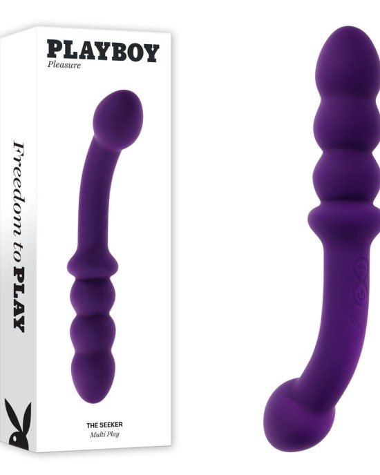 Playboy Pleasure The Seeker -  Double Ended Vibrator - Purple