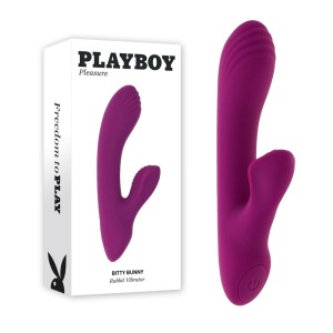 Playboy Pleasure Bitty Bunny - Rabbit Vibrator - Purple