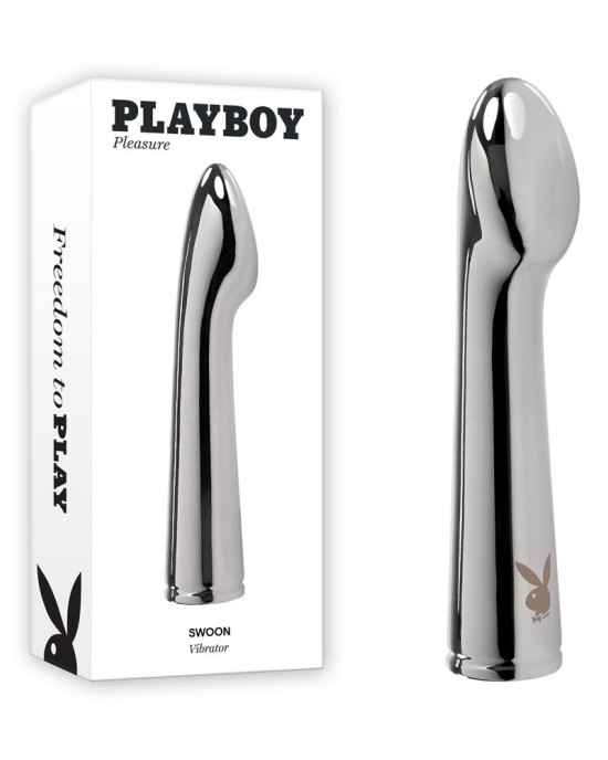 Playboy Pleasure Swoon Vibrator - Chrome