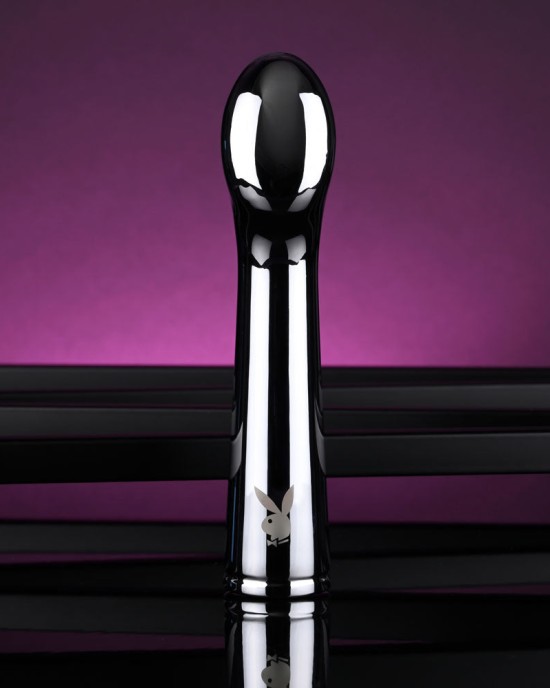 Playboy Pleasure Swoon Vibrator - Chrome