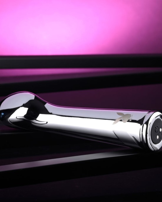 Playboy Pleasure Swoon Vibrator - Chrome