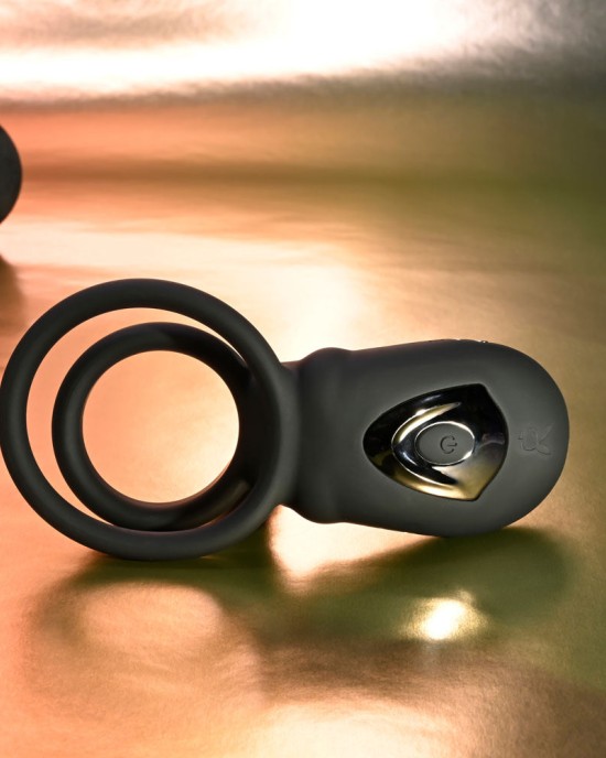 Playboy Pleasure Just Right - Vibrating Cock Ring - Black