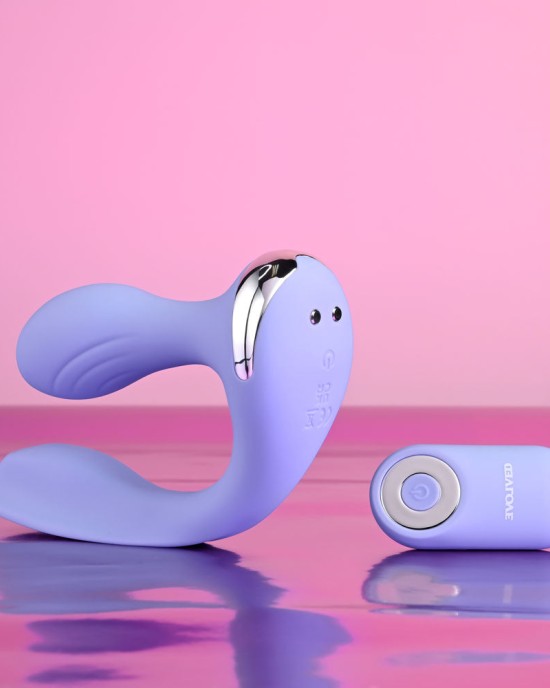 Evolved Every Way Play - Rabbit Vibrator with Remote - Purple