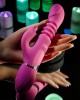 Evolved Pink Dragon - Thrusting Rabbit Vibrator - Pink