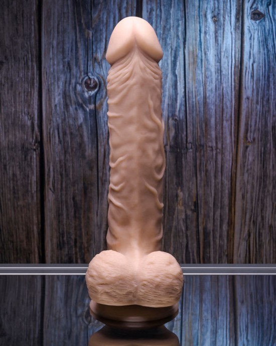 Gender X 10 Inch Flexskin Poseable True Feel Dong - Flesh