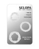 Selopa Erection Rings - Clear - Set of 3