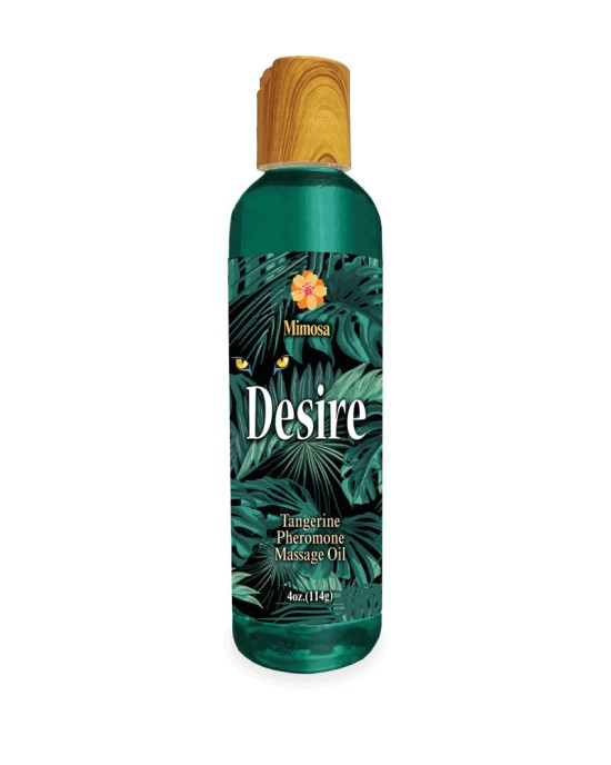 Desire Pheromone Massage Oil - Tangerine - 118ml