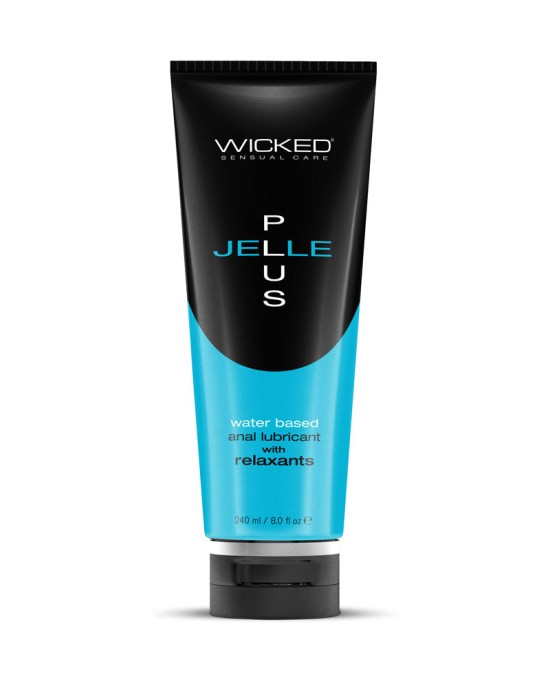 Wicked Jelle Plus - Relaxing Water Based Anal Lubricant - 240mls