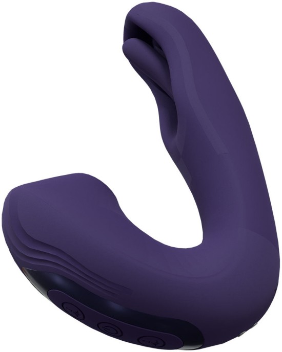 Vive Yuna - Flapping Vibrator with Air Pulsation - Purple