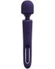 Vive Kiku - Dual End Massage Wand with Flapping Tip - Purple