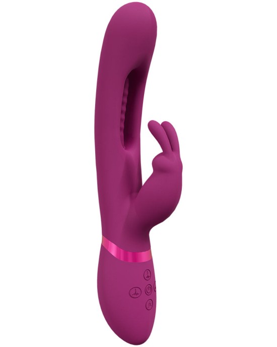 Vive Mika - Rabbit Vibrator with Flapping Shaft  - Pink