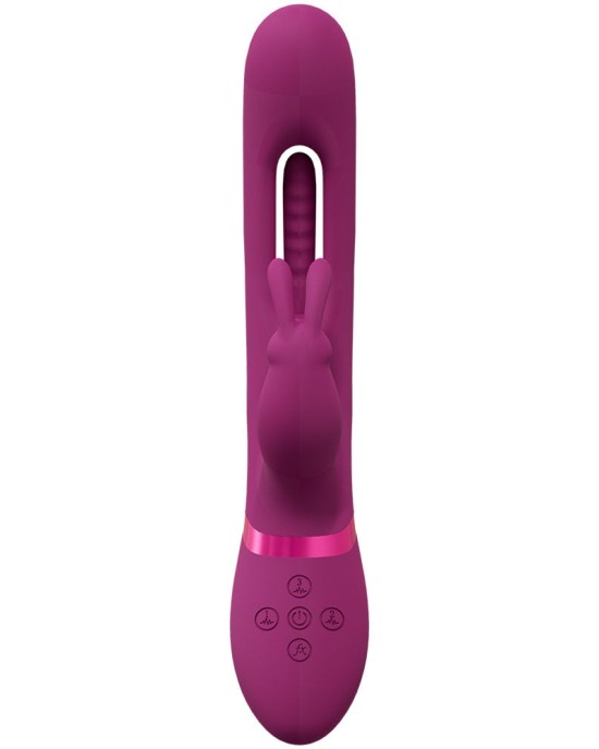 Vive Mika - Rabbit Vibrator with Flapping Shaft  - Pink