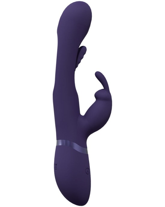 Vive Mika - Rabbit Vibrator with Flapping Shaft - Purple