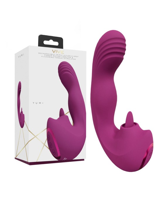 Vive Yumi - Triple Motor Vibrator - Pink