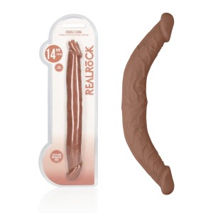 RealRock 14 Inch Double Dildo - Tan