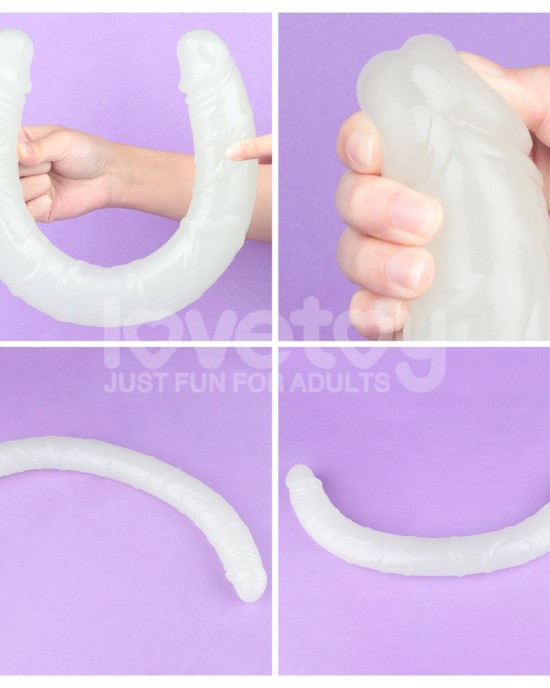 Lumino Play 18.5 Inch Glow In The Dark Double Dildo