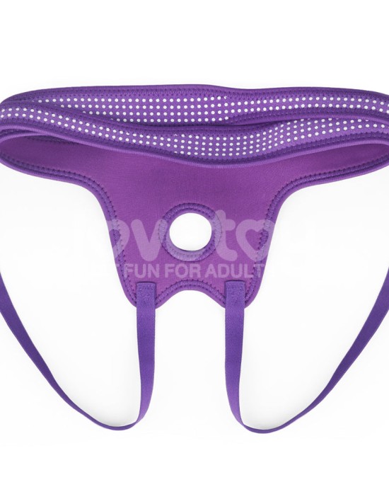 Ingen Easy Adjustable Strap-On Harness - Purple